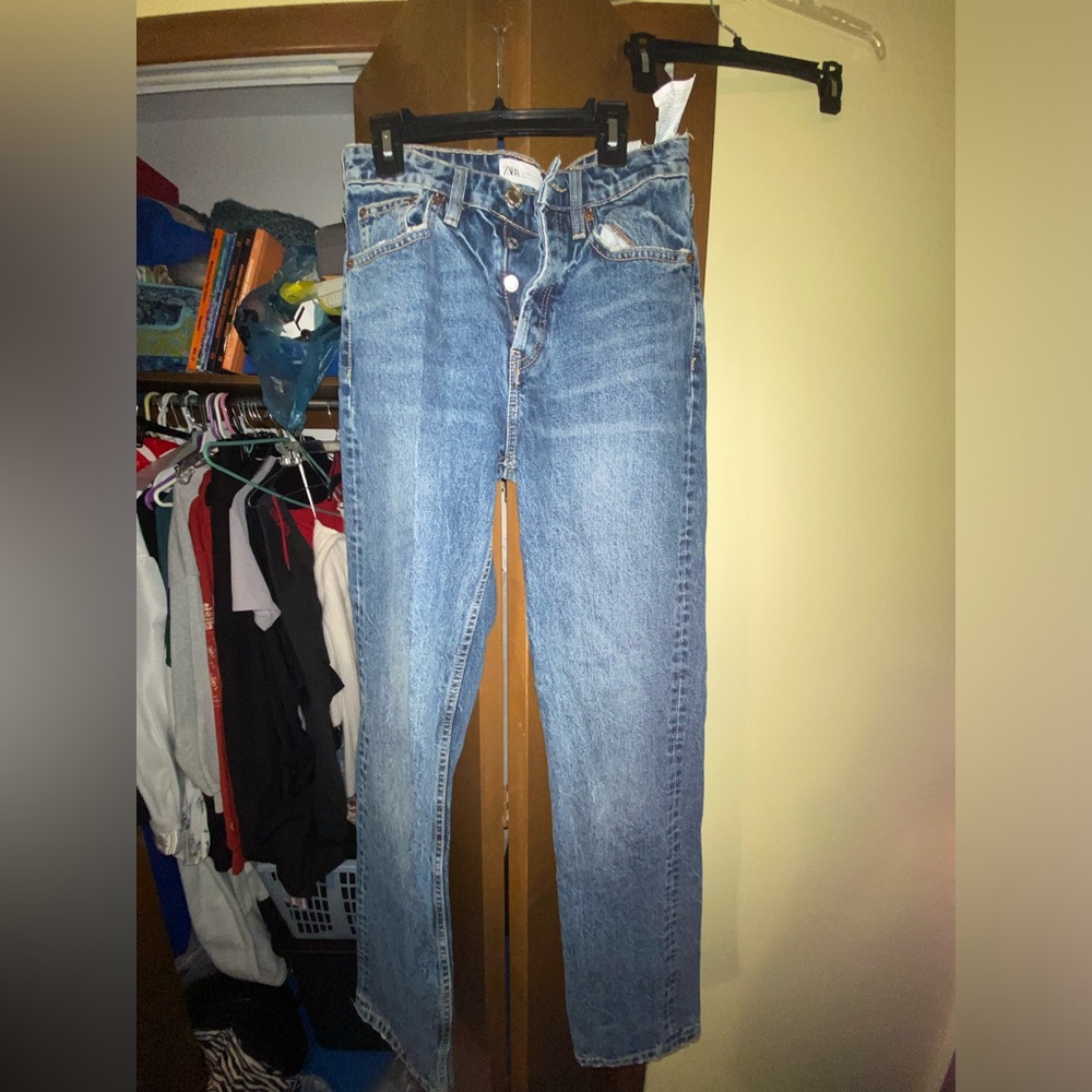 ZARA straight leg jeans